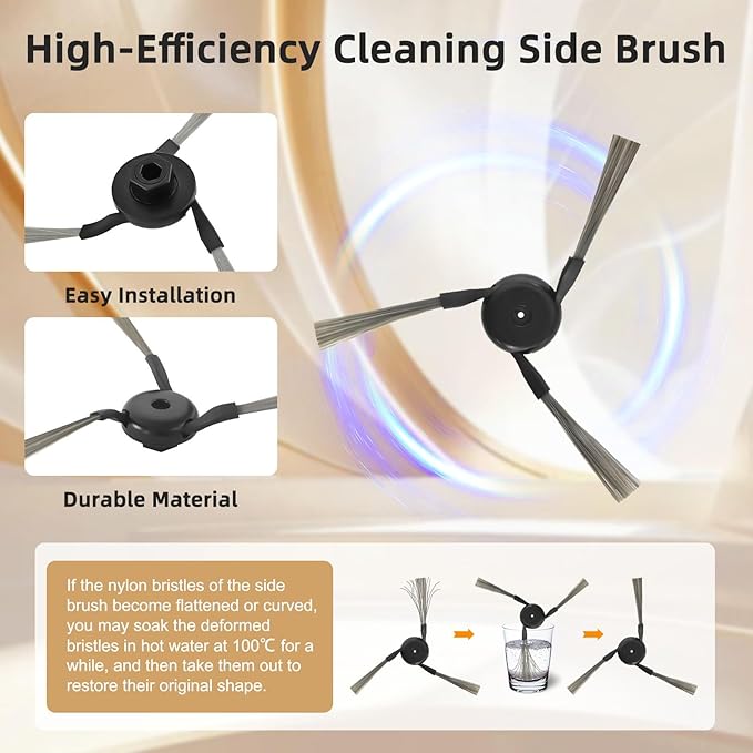 Yivy 29Pcs Accessories for Dreame X50 Master/X50 Ultra Complete/L50 Pro Ultra /L50 Ultra/Dreame L40s Pro Ultra/Mova V50 Ultra Complete Vacuum Cleaner, 4 Activated Carbon HEPA Filters