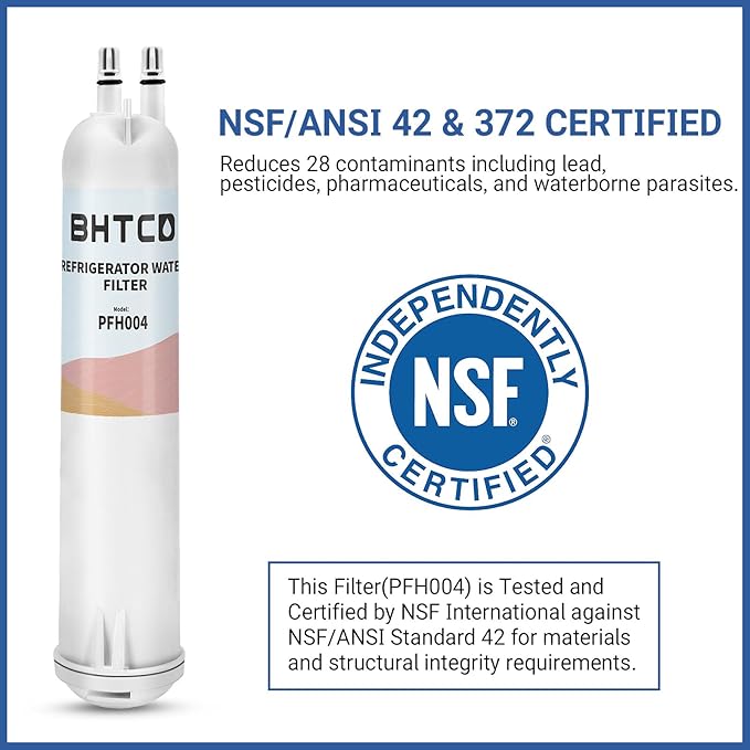 WHR3RXD1 Water Filter for Whirlpool ED5FVGXWS07, ED5KVEXVQ00, ED5FHEXVS01/04, ED5FVGXWS00/01/02/05/06/07 Refrigerator Filter Replacement. (3 Pack)