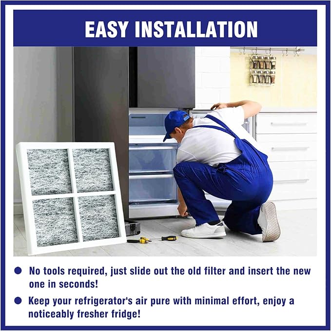 3 Pcs Refrigerator Air Filter Replacement Fit for LG LFXS26973S, LFXS28596S, LRFXC2406D, LRFXC2416S, LRMDS3006D