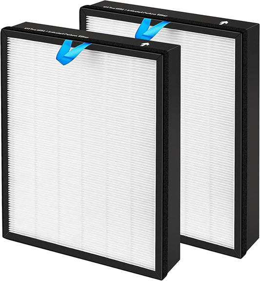 2 Pack Vital 200S HEPA Replacement Filter Compatible with LEVOIT Vital 200S Air Pur-ifier H13 Grade True HEPA, High-Efficiency Activated Carbon Filter Replace Part # Vital 200S-RF