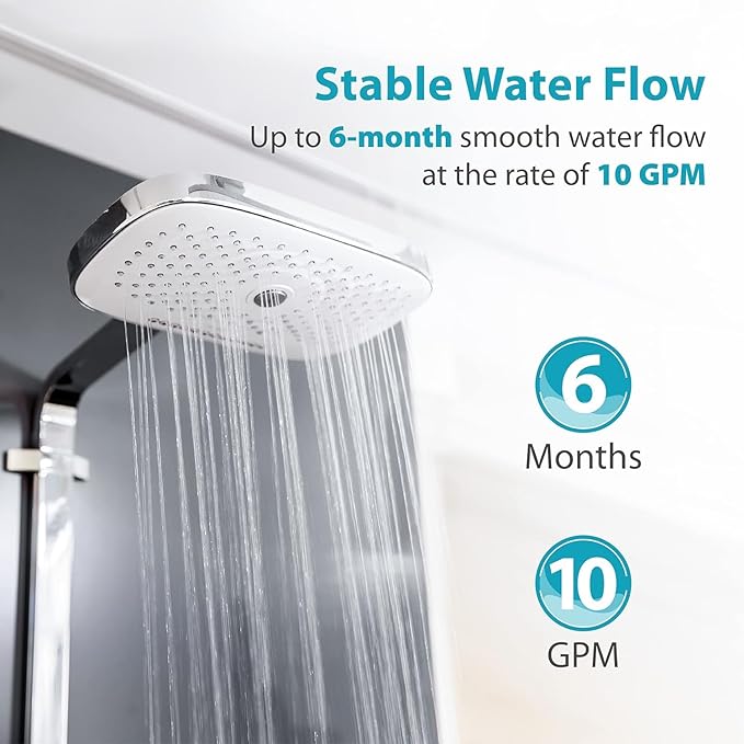 AQUA CREST AP431 Replacement for Aqua-Pure AP430SS, Whole House Scale Inhibitor Water Filter, Helps Prevent Scale Build Up On Hot Water Heaters and Boilers, Pack of 1