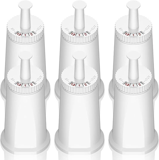 Replacement Water Filter for Breville Espresso Machine Barista Touch BES880, Barista Pro BES878, Oracle Touch BES990, Oracle BES980, Dual Boiler BES920 Bambino ClaroSwiss Sage, 6 Pack