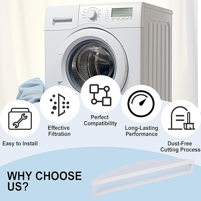 131359600 Dryer Lint Filter Screen Replacement Compatible with Frigi-daire, ken-more, G-E Dryers Repalce 5304516871, 131152700, 131359601, 131359602, 131359603, 5304516872