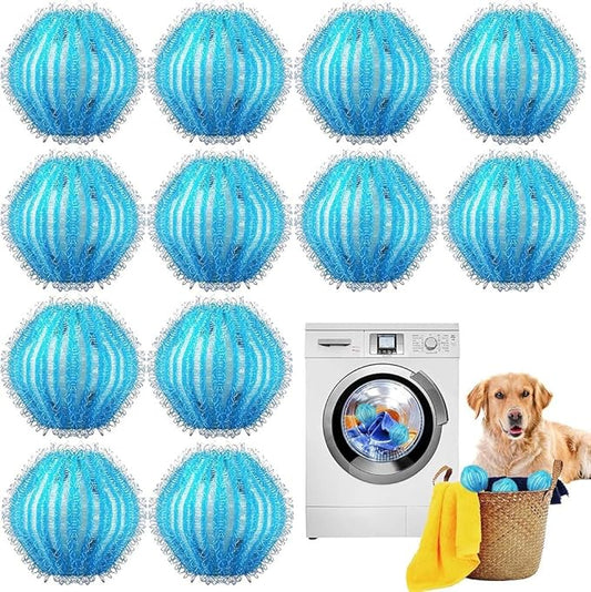 Reusable Laundry Lint Balls for Washing Machines - Remove Hair, Fur, and Lint from Clothes and Fabrics