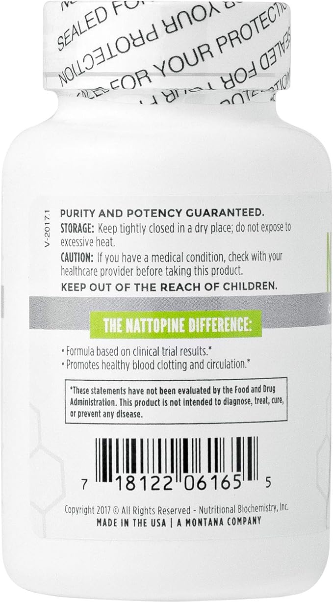 NattoPine, Healthy Circulation Support for Men & Women | 60ct Veggie Capsules