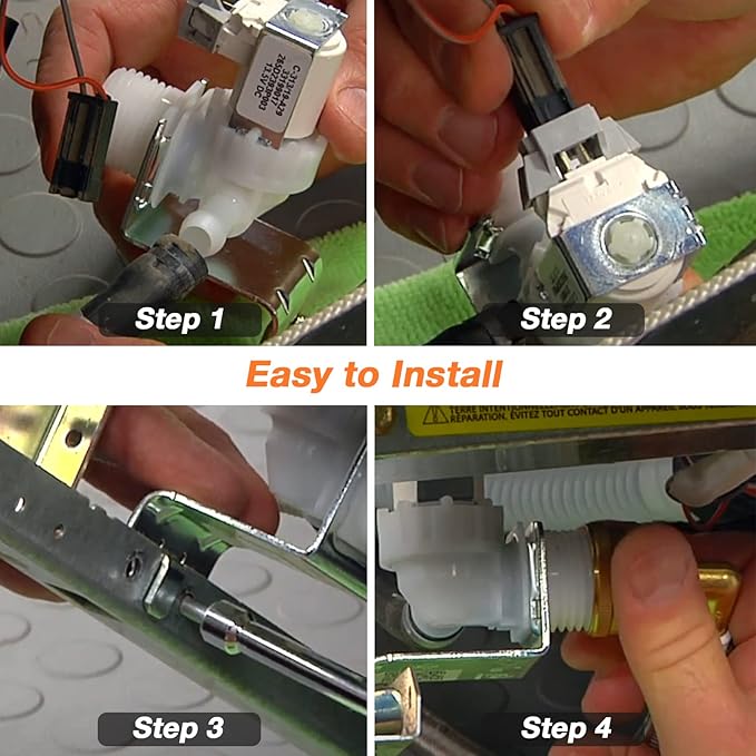 WD15X24213 WD15X22999 WD15X26140 Dishwasher Valve by Blutoget -Compatible for GE Dishwasher-Replaces 4547181 AP6286892 PS12342758 EAP12342758 WD15X20119 WD15X21340