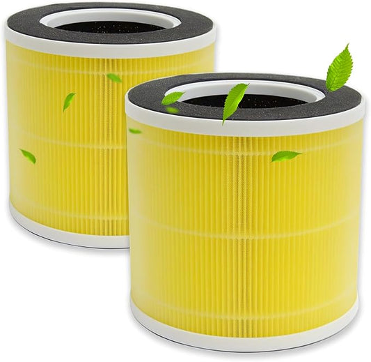 RP-AP088-F1 Compatible Replacement Filter for RENPHO RP-AP088W/RP-AP088/RP-AP088B Air Purifier | 5-Stage High-Efficiency H13 True HEPA Activated Carbon Filter | 2-Pack