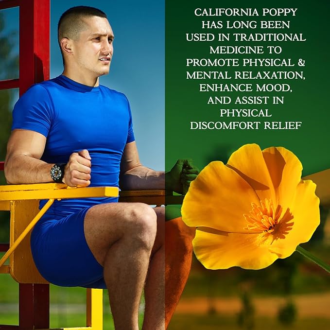 Wild Lettuce Extract & California Poppy Seed Supplement, 2 Way Premium Strength Herbal Supplement for Healthy Sleep & Relief Support, 120 Capsules