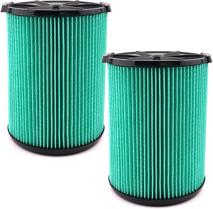 2 Pack VF6000 Filter for Ridgid 5-20 Gallon Wet Dry Vacuums, 5-Layer Hepa Filter, Fit models WD5500 WD0671 WD6425 WD7000 WD1280 WD1851 WD1680 WD1956
