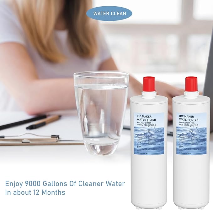 HF20-S HF20-MS HF25-S Water Filter Replacement Compatible with 3M High Flow Series Cartridge HF20-S, 5615103/HF20-MS, 5615109/HF25-S,5615203, Water Filtration System 2-Packs