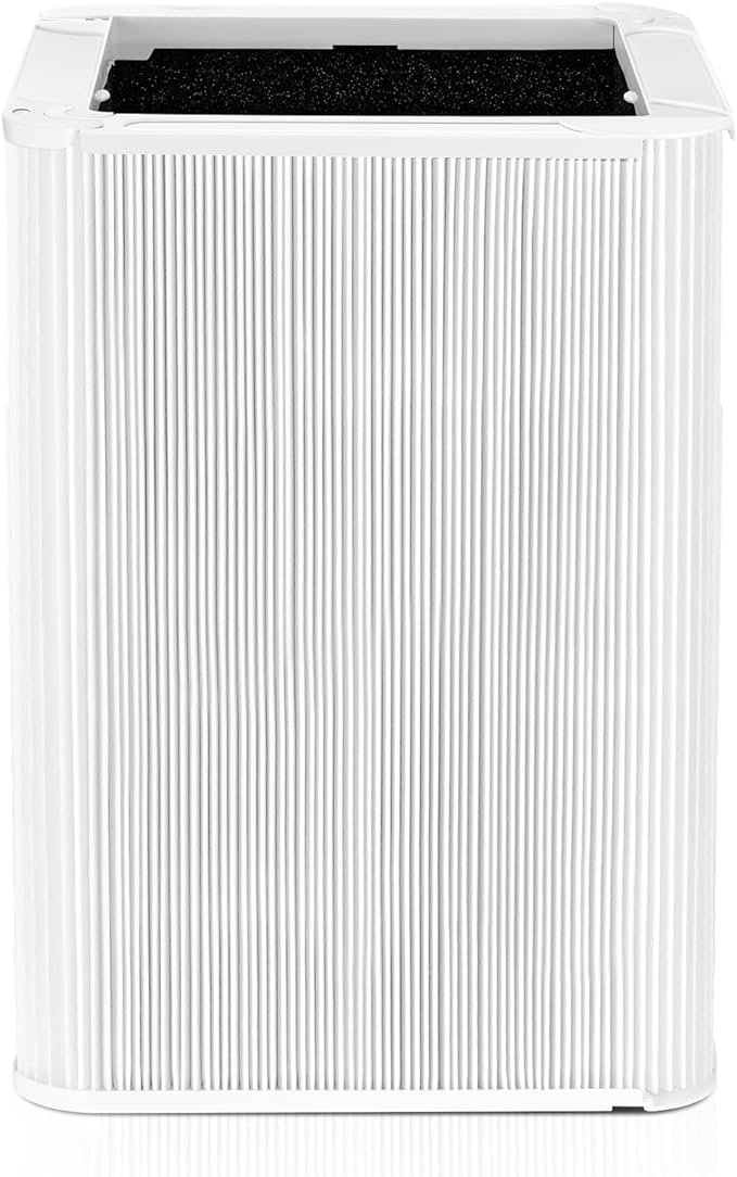 121 Replacement Filter Compatible with Blueair Blue Pure 121 Air Purifier, 2-in-1 HEPA Filters with Parti-cle and Activated Carbon Replacement Filter, 1 Pack