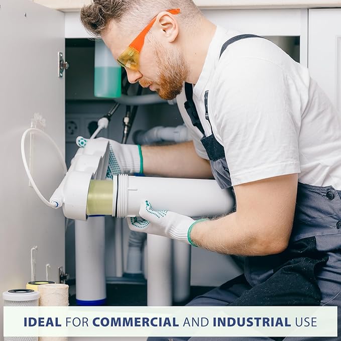 Ozmosis LP-2540 RO Reverse Osmosis Low Pressure Membrane 2.5" x 40", High Salt Rejection, Lower Energy, 150 PSI, 900 GPD Water Filtration, Premium Durability, Ideal for Commercial and Industrial Use