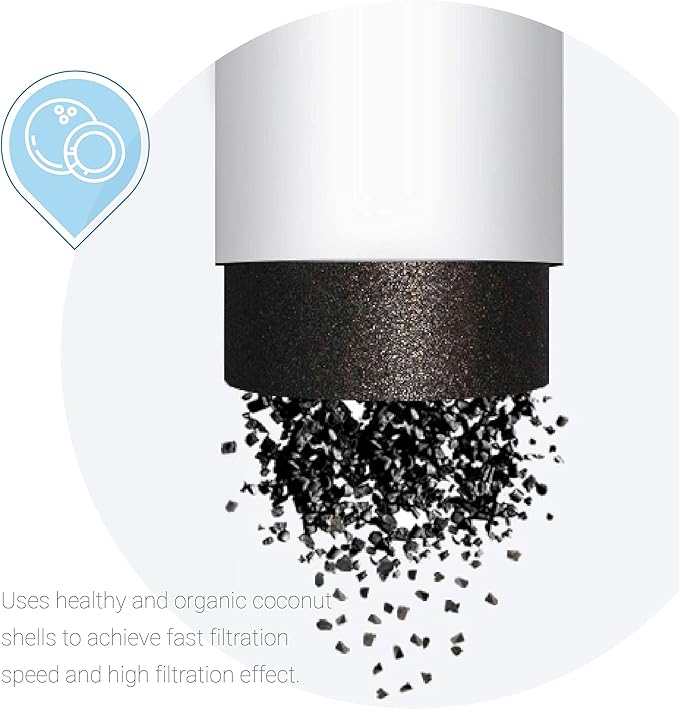 EcoAqua EFF-6013A Replacement Filter, Compatible with GE MWF SmartWater, MWFA, MWFP, GWF, GWFA, 46-9991, HDX FMG-1, WFC1201, GSE25GSHECSS, PC75009, RWF1060 Refrigerator Water Filter, 3 Pack