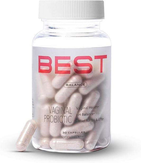 Best Vaginal Probiotics for Women, Probiotics for Women Vaginal Health - pH Balance with 4 Lactobacillus Probiotic for Woman, Urinary Health Support, Clinically Proven Cranberry Blend - 30 Day Dupply