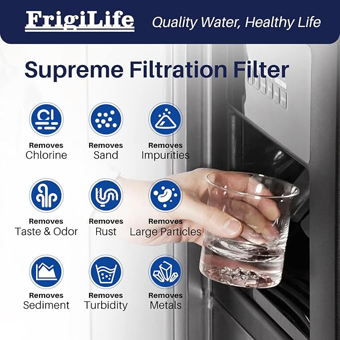 Refrigerator Water Filter Compatible with Frigidaire EPTWFU01, EWF02, Pure Source Ultra II, 3PACK