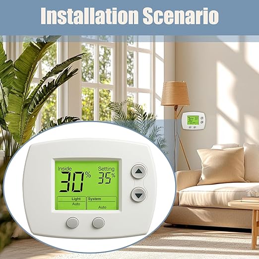 H6062A1000 Digital Humidistat/Dehumidistat Compatible with Honeywell H6062A1000 HumidiPro, Smart LCD Display Digital Humidity Control for Home and Indoor Use, OEM Quality Replacement H6062A1000/U