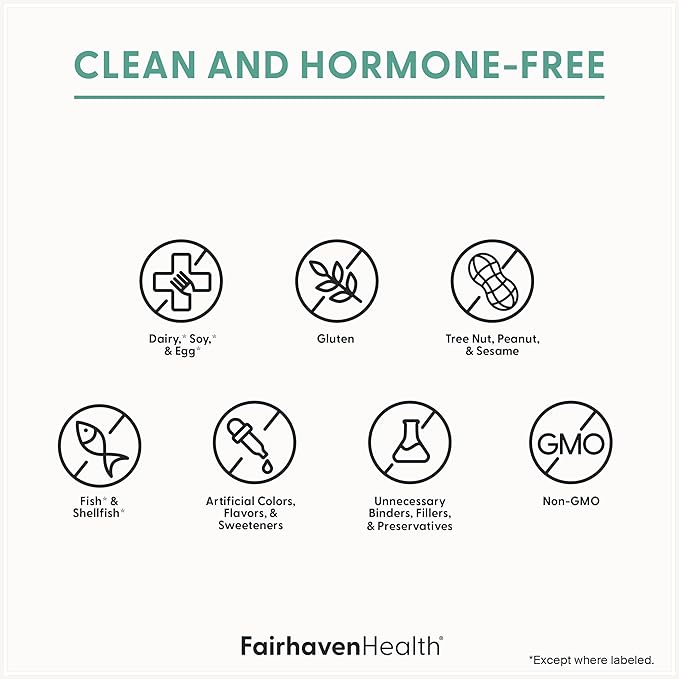 Fairhaven Health PQQ Plus Myo-inositol D-Chiro Inositol Supplement | PQQ Supplement to Support Cycle Regularity, Healthy Ovulation, Egg Quality, Women’s Reproductive Health | Non-GMO | 120 Capsules