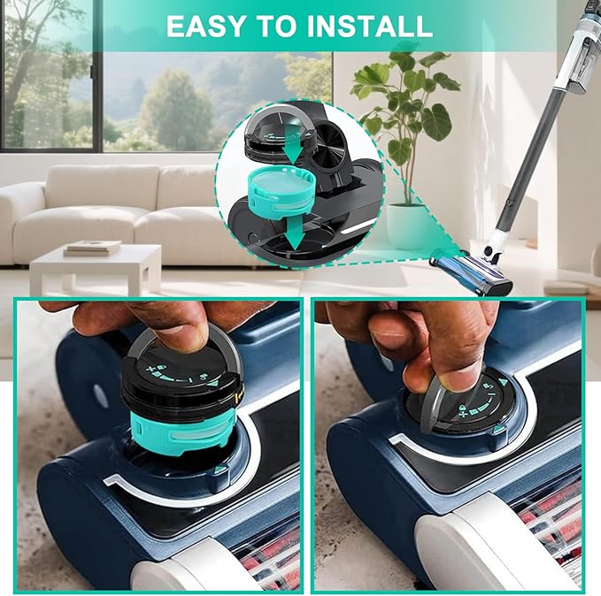 12 Pack Odor Neutralizer Replacement Cartridges Compatible with Shark ZU102 LA702 AZ3002 AZ4002 AZ3000 HZ3000 HZ3002 IZ862H IZ562H ZD550 Stratos Upright Vacuum, Compared to Part# 1541FC3000