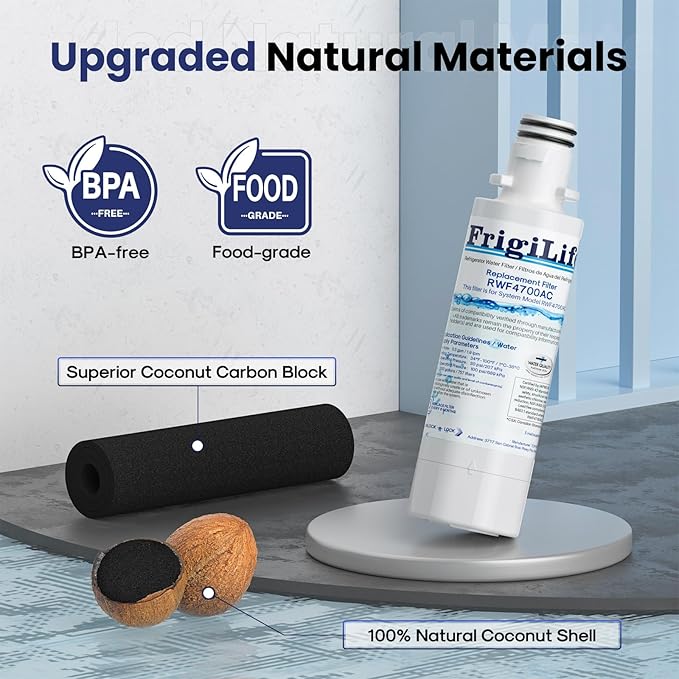 ADQ747935 Replacement for LG LT1000P, Kenmore Elite 9980 LT1000PC LT1000 DJ64844601 ADQ74793501 LMXS28626S RWF4700AC LMXC23796S LMXS30796S LFXS26973D LT1000PC Refrigerator Water Filter,4PACK