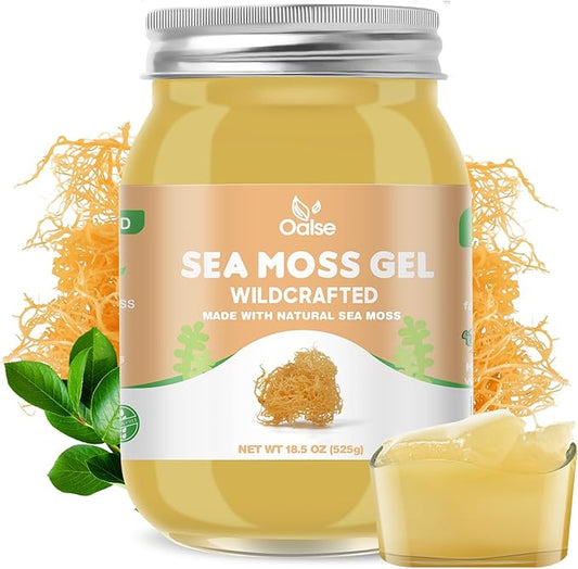 Sea Moss Gel - Wildcrafted Sea Moss Gel SSS Supplement for Kids and Adults 18.5OZ Original