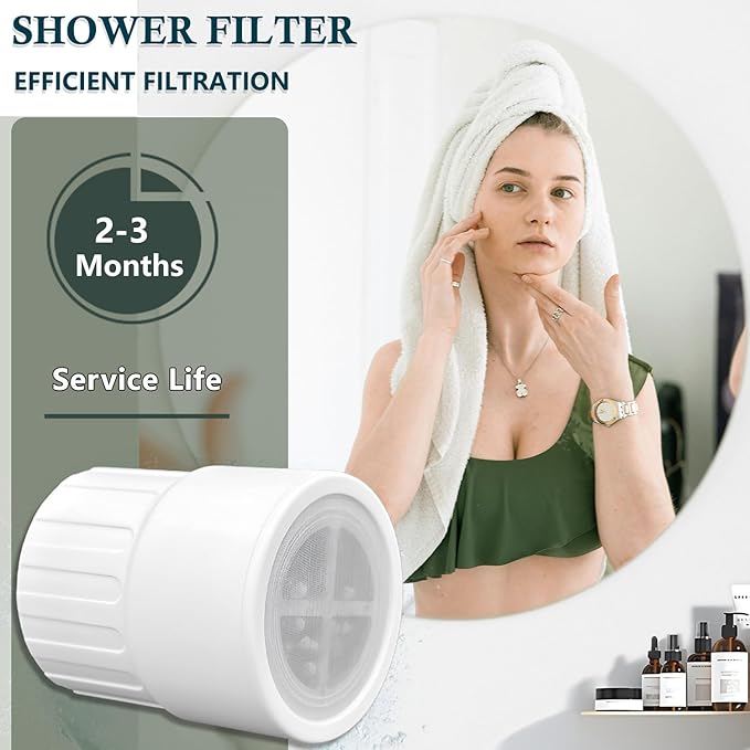 Replacement Filter Compatible For for jolie shower head filter (2 pcs)