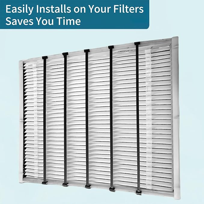 2-Pack 201 Replacement Filter Compatible with Aprilaire 2200, 2250 Whole-House Air Purifier or Space-Gard 2200, MERV-10 Furnace Filter, 20x25x6 Air Filter
