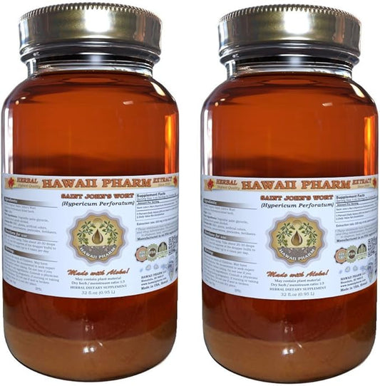 Saint John's Wort (Hypericum Perforatum) Liquid Extract 2x32 fl.oz