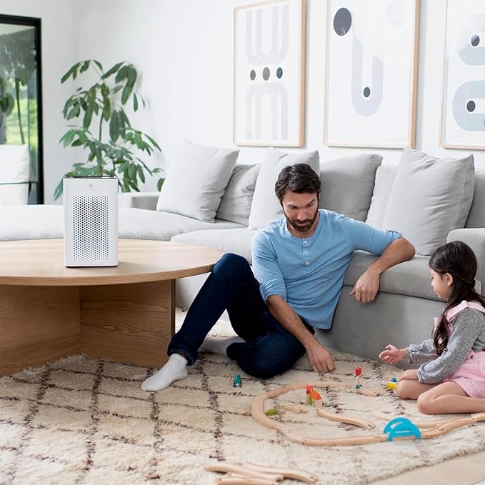 Medify MA-25 Air Purifier with True HEPA H13 Filter | 825 ft² Coverage in 1hr for Allergens, Smoke, Wildfires, Odors, Pollen, Pet Dander | Removal to 0.1 Microns | White, 2-Pack