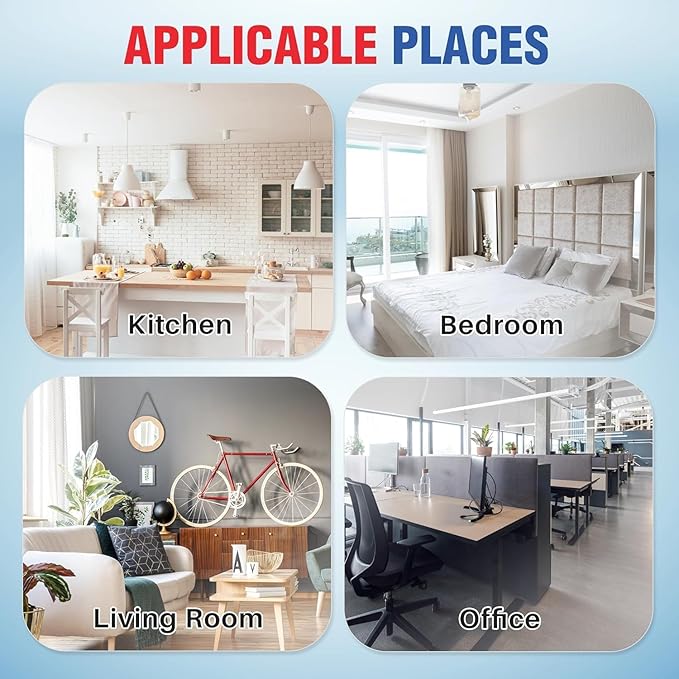 LifeSupplyUSA True HEPA Filter Replacement Compatible with Blueair 200, 300 Series Air Purifier