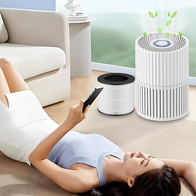 Replacement True he-pa Filters Compatible with Ganiza Air Purifier A10,H13 3-IN-1 4-Stage Filtration High-efficiency Activated carbon,2-Pack H13 4-Stage Filtration Activated Carbon 3-in-1