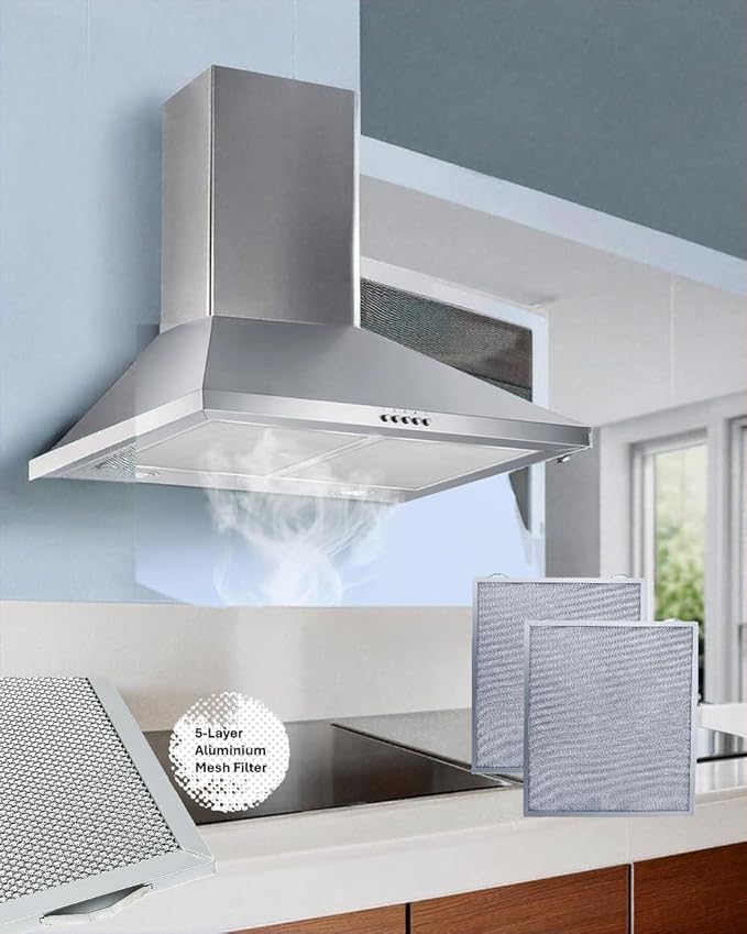 Filtro de campana extractora de 13-7/8 x 15 3/4 x 0.35 pulagadas, filtros de repuestos de campana extractora, filtro de grasa, 2 filtros de aluminio, reemplazo de filtros, filtro de ventilacion.