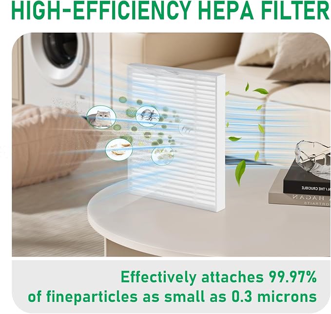 Y0140 Replacement Parts Pack for iRobot Roomba Combo Essential Series Q011, Y0110, Q0120, Y0140 Robot Vacuum Cleaner, 1 Roller Brush, 4 Hepa Filters, 4 Side Brushes, 4 Mop Pads (13 Pcs/Pack)