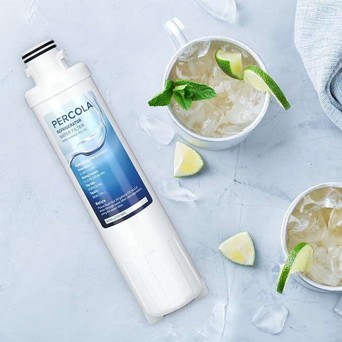 MIWF6200 Water Filter, Compatible with Sharp® SJWF200, SJG2254FS, Thor Kitchen® WF200, Zline® MIWFT2100, Midea® MRS26D5AST, MF-2008-R2, Zline® RFM-W-36 Refrigerator Models (1 Pack)