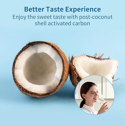 TOKIT U1 SE Under Sink Reverse Osmosis Water Filter System with Faucet 400 GPD High Flow 2:1 Pure to Drain Tankless RO Under Sink Water Filtration System FCC/SGS, NSF/ANSI 58&42 for Home Reduce TDS