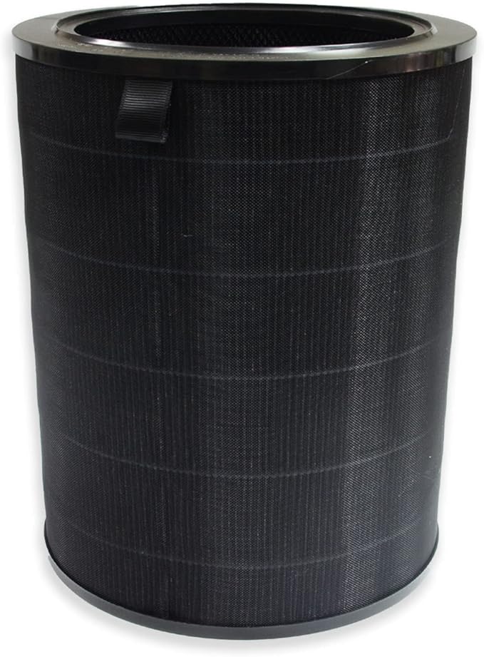 PUREBURG Replacement True HEPA Filter Compatible with Smartmi Air Purifier Large room,Model Number : KQJHQ01ZM,H13 4-Stage Filtration Activated Carbon 2-IN-1
