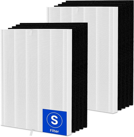 Future Way 2-Pack C545 Replacement Filter S Kit Compatible with Winix C545 Air Purifier, H13 True HEPA Filter, Replace 1712-0096-00