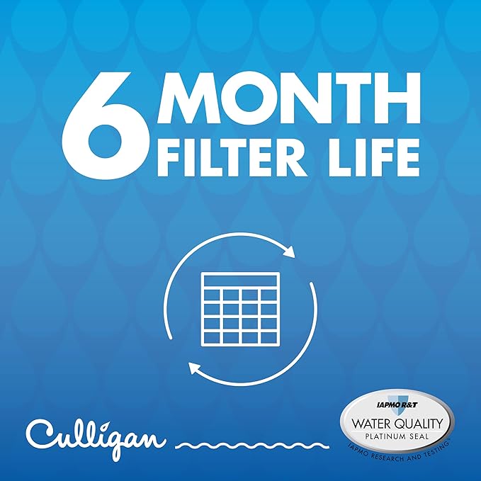 Culligan CUW5 Refrigerator Water Filter | Replacement for Whirlpool Water Filter 5 (EDR5RXD1) | Replace Every 6 Months | Pack of 1