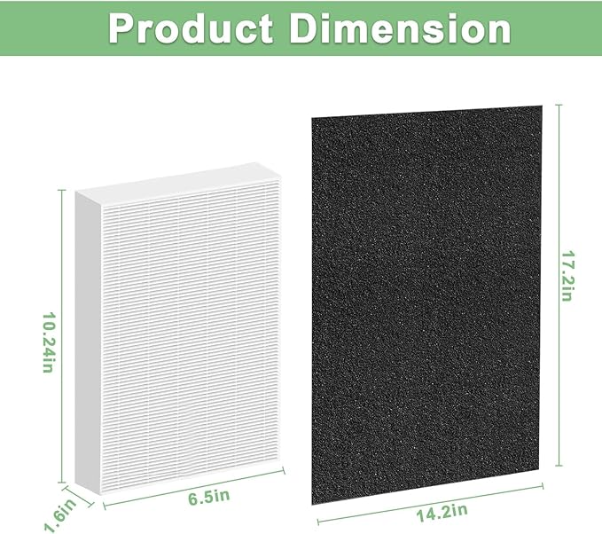 12 Pack HPA300 Filter Replacement for Honeywell HPA300 Series Air Purifiers HPA300, HPA300VP, HPA304, HPA3300, Replace HRF-R3