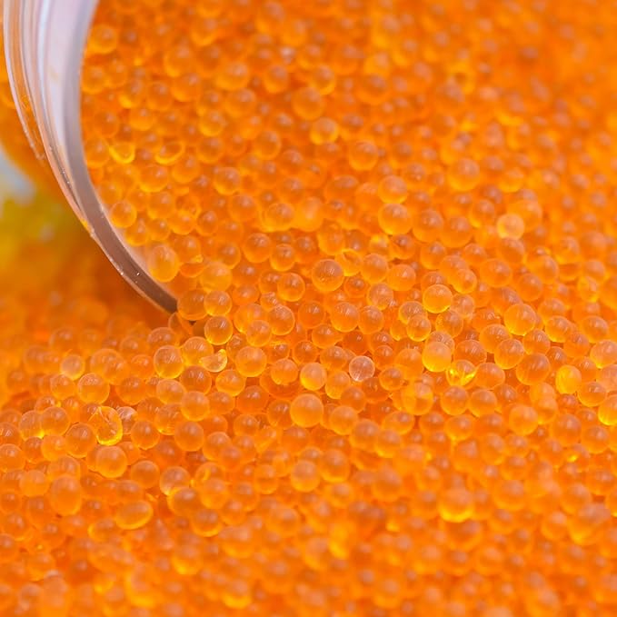 2lbs Premium Orange Silica Gel Desiccant Beads(Industry Standard 2-4 mm) - Rechargeable & Indicating Silica Gel Beads