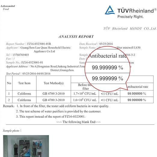 Miniwell Gravity Water Filter Straw - Ultralight, Versatile Hiker Filter with Bucket Connector. Emergency Kit for Hurricane Storm Supplies