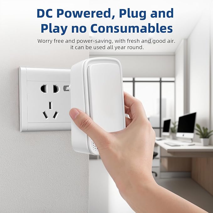 8Pack Air Purifier Plug In,Filterless Mobile Air Ionizer,Quiet Operation Air Freshener for Home,Office,Kitchen,Negative Air Ionizer for Home Use,Portable Mini Air Cleaner for Smoke Dust,Pets,Odor