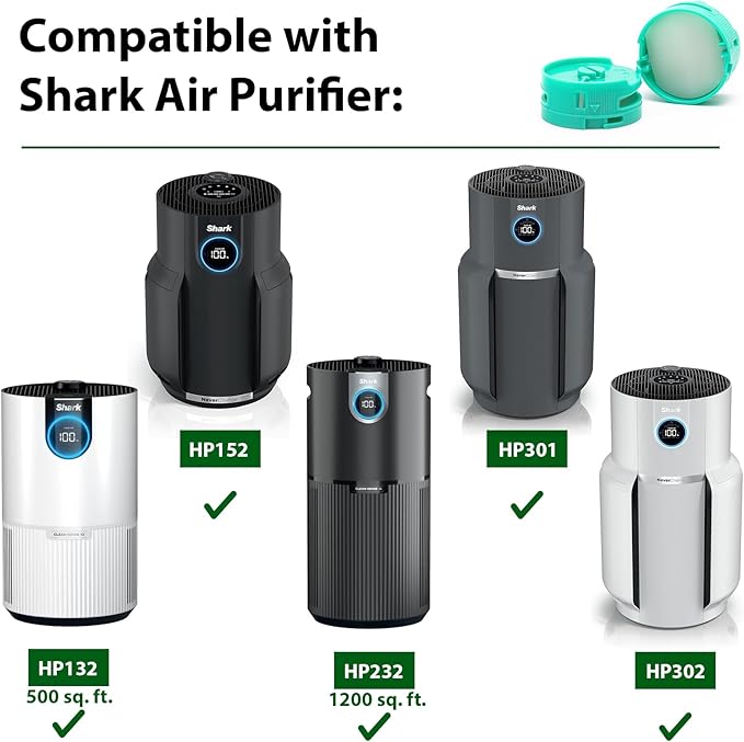 [8 Pack] Odor Neutralizer Technology Replacement Cartridges: Compatible with Shark Stratos AZ3000 AZ3002 HZ3000 HZ3002IZ862H IZ562H ZD550 Upright Vacuum Cleaner Part 1541FC3000 - Mix