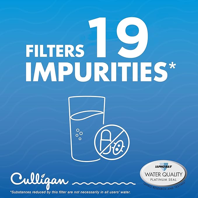 Culligan CUGMW Refrigerator Water Filter | Replacement for GE Water Filter (MWF) | Replace Every 6 Months | Pack of 1