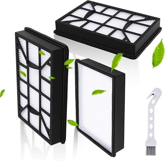 3 Pack EF-12 HEPA Media Vacuum Cleaner Exhaust Air Filter Compatible with Kenmore 62731 52731 Canister Vacuum 81615 81614 BC4026, Part# 591021101