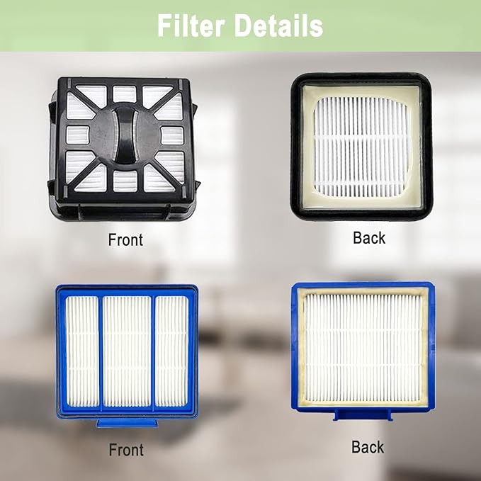 Accessories Kit for Shark IQ RV1001AE AV911S EZ AV1010AE RV1000 RV1001 AV970 AV993 AV1002AE,1 Main Brush,3 Filter,6 Side Brushes,1 Pre Filter,1 Filter&1 Pre-Motor Foam&Felt Filter