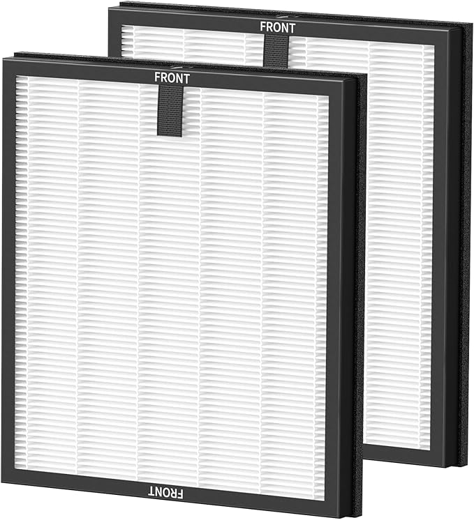 2 Pack HY4866 Replacement Filters for MORENTO/WESTHEY HY4866 Air Purifier and YIOU M1 Air Purifier, 3-in-1 H13 True HEPA Filter High-Efficiency Activated Carbon Filter, Enhanced Version