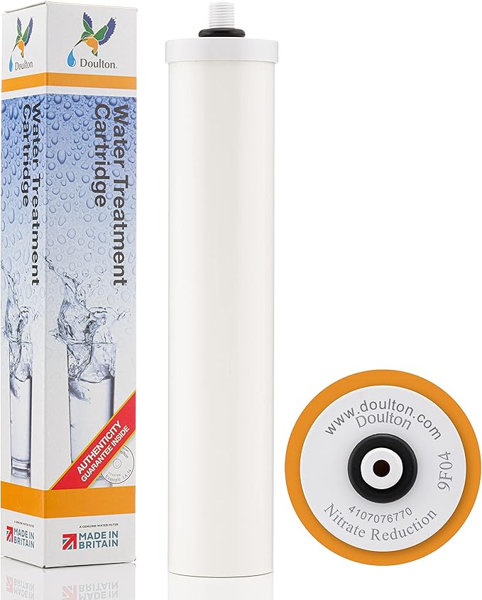 Doulton ¦ W9125047 ¦ 10" Nitrate Reduction Cartridge Drinking Water Filter ¦ BSP Thread ¦ For Use in the First Chamber of the Doulton Duo Housings ¦ 9F04 ¦ White