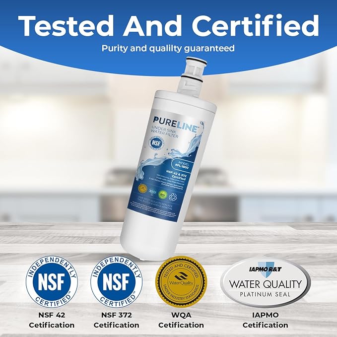 Pureline 3US-AF01 Replacement for Filtrete 3US-AF01, Under Sink Water Filter - Reduces Bad Taste & Odor