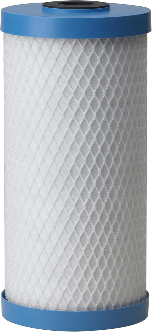 Pentair Pentek ChlorPlus10BB Big Blue Carbon Water Filter, 10-Inch, Whole House Chloramine Reduction Carbon Replacement Cartridge, 10" x 4.5", 1 Micron