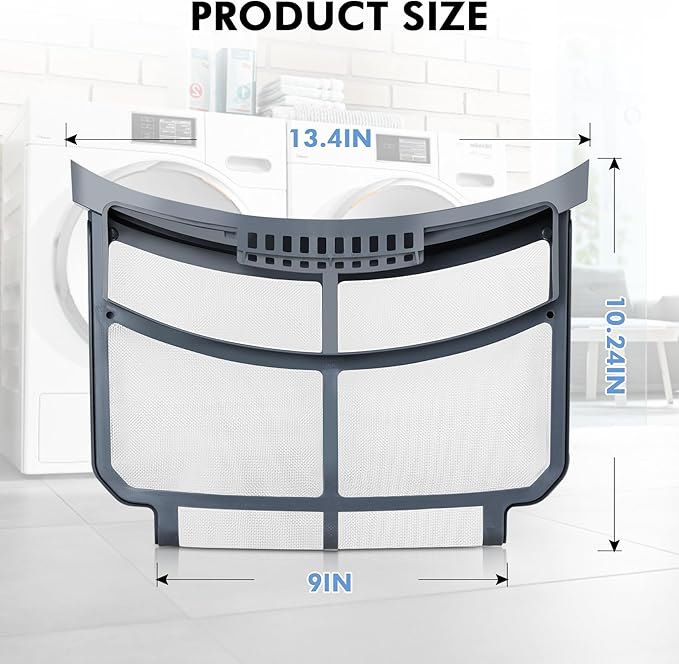 WE16X32537 Dryer Lint Filter Replacement, Compatible with GE General Electric Clothes Dryers, Replaces WE16X29597 AP7205579 Lint Trap Screen
